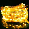 1m-30m LED String Light 8 Colors Fairy Lights LED Copper Wire Battery Powered for Wedding Party Christmas Decor Holiday Garland