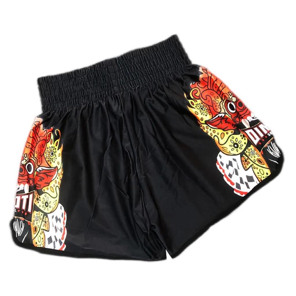 Barong Spirit Lion Leo Muay Thai Kickboxing Boxing MMA UFC Shorts Gym Sport Unisex Men Women Workout Quick Dry Print Elastic High Waist Training