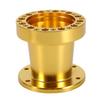 3inch   Car Steering Wheel Hub Aluminum Spacer Steering Wheel Hub Adapter Kit (Black)