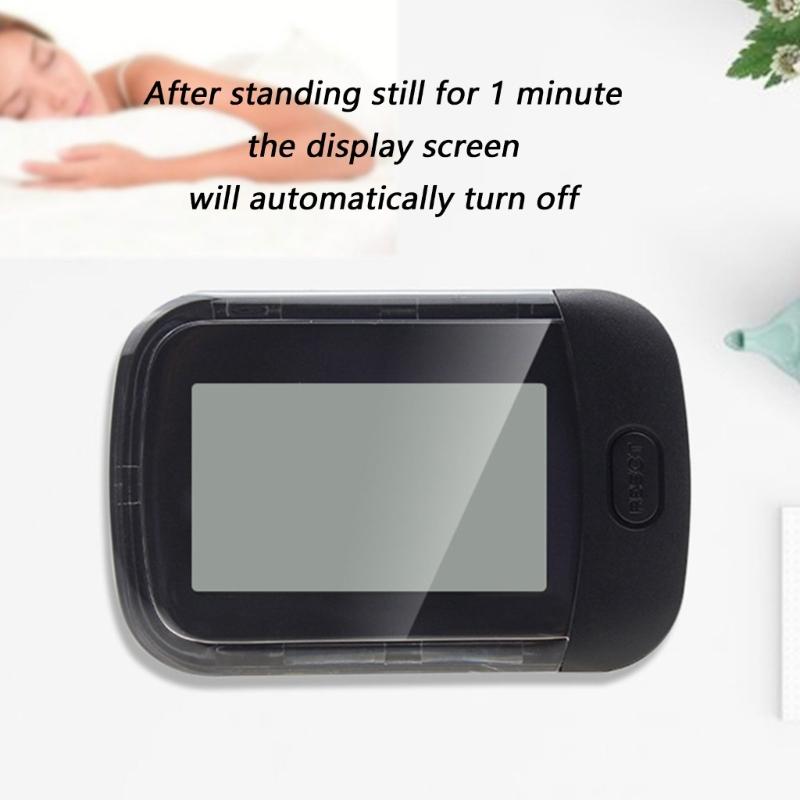 Digital Step Trackers Single Touch Operation Pedometer Step Counter With Large LCD Screen For Walking Running Activity