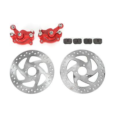 140mm Gas Rear Disc Brake Caliper Pad Set Fit for Electric Scooter ATV 49CC