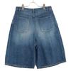 needles [Excellent Condition/25 Stainless Steel] BEAMS Exclusive QV1523 HD Buggy Shorts, Knee-Length Baggy Denim Shorts Bottoms S blueUsed