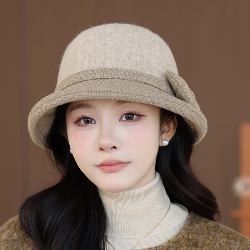 Mother Hat Women's New Autumn and Winter Bucket Hat Winter Models In The Elderly Old Lady Warm Hat Winter Hat for Women, Ladies Winter Hats