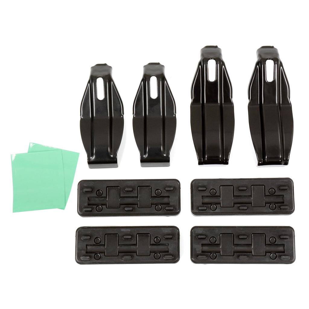 Terzo Dachträger-Set für Toyota Wish EH385 (von PIAA) Träger/Basishalter, 4, Schwarz, ZGE2#,