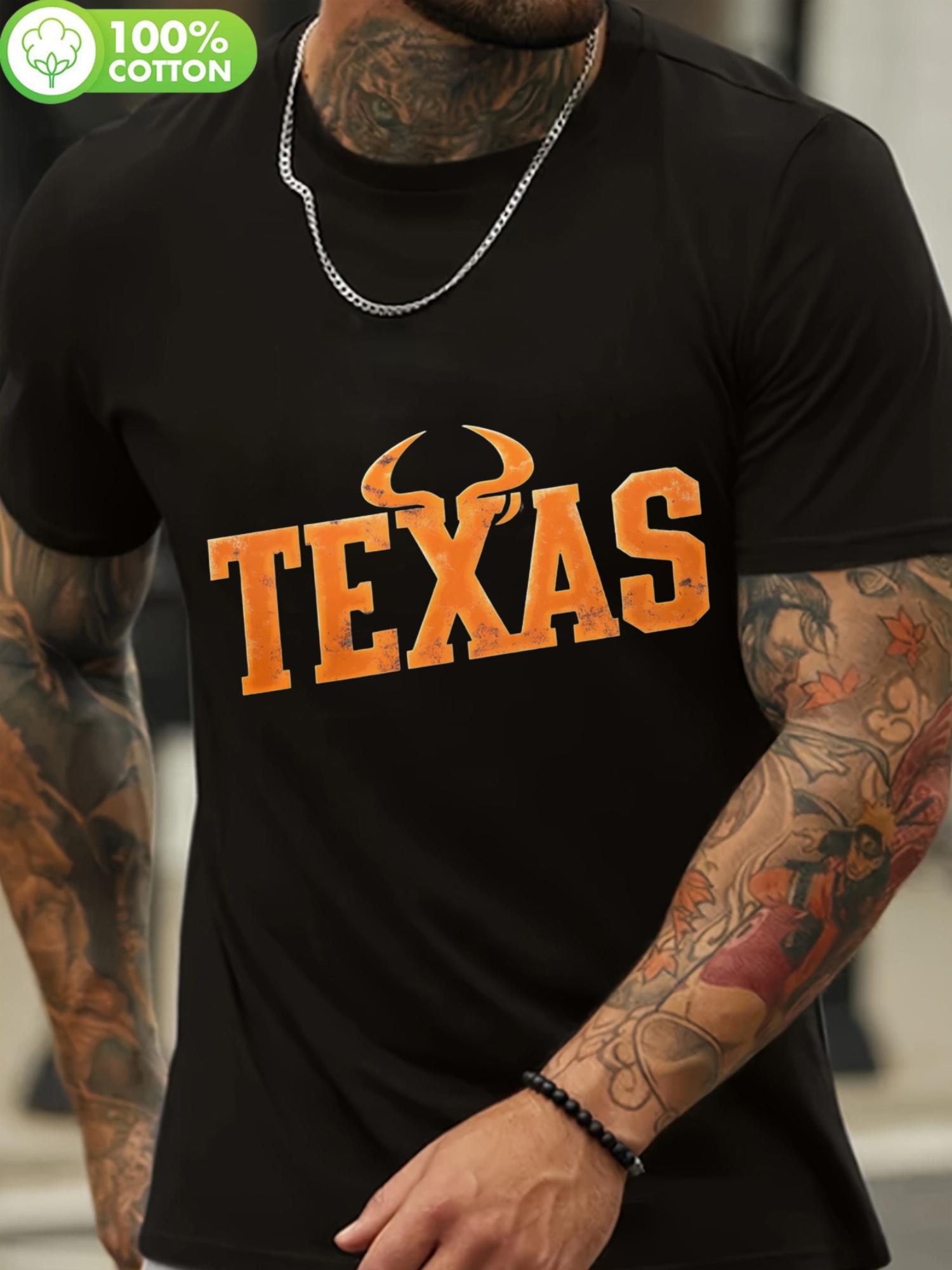 Texas Longhorn Graphic Tshirt - Soft L