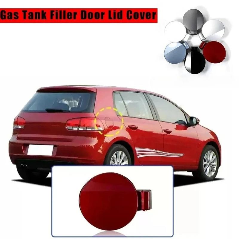 Unprimed Black Red Fuel Gas Tank Filler Door Lid Cover Flap Cap For VW Golf MK6 GTI 2009 2010 2011 2012 2013 5K6809857C GRU