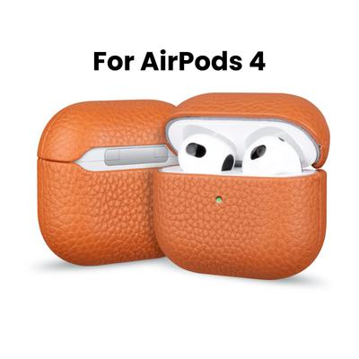 Kožené pouzdro pro AirPods 4 Business Pouzdra na sluchátka pro Apple AirPods 4 4. generace 2024 Kryt Skořepina pro sluchátka Mag