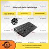Household Rubber Threshold Ramp for Curbs and Slopes: Car and Road Edge Climbing Pad
