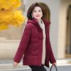 Middle-aged and Elderly Women's Winter Cotton Clothes Plus Velvet and Thickened Elderly Winter Cotton Clothes