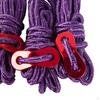 4 Pack 4mm Guyline Tent Ropes Camping Rope Reflective Cord Guy Line Guide for Awning