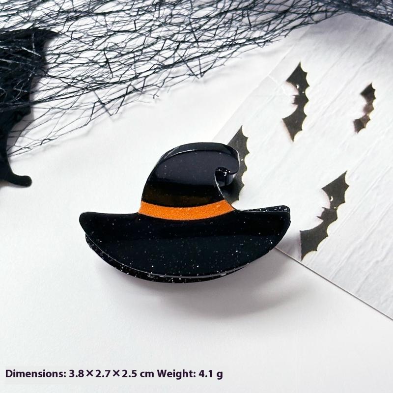 Pumpkin/Ghost Halloween Theme Hair Claw Clip Holiday Party Headwear Hair Claws For Hair Diy Accessory Hair Styling