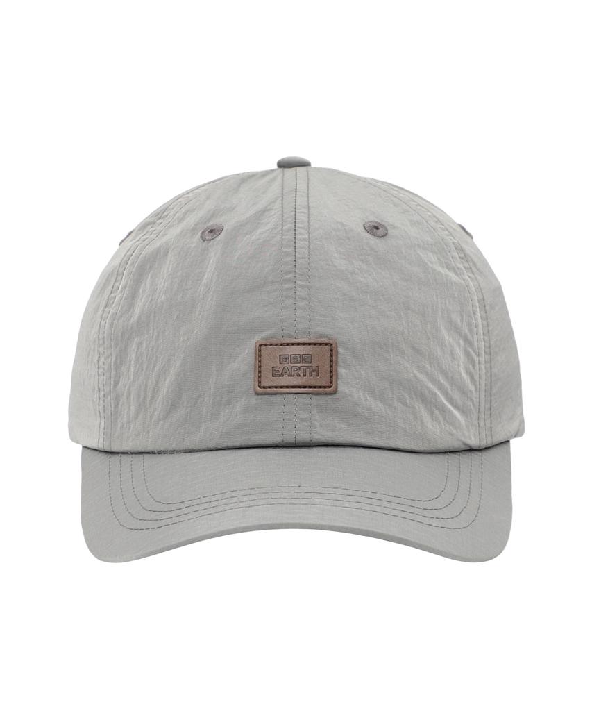 BBC EARTH Leather Logo Ball Cap Grey