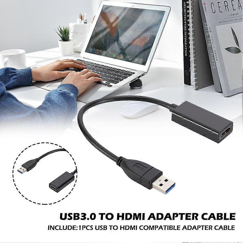 USB3.0 To HDMI-Compatible Adapter Cable Usb To HDMI-Compatible 1.8M Converter 1080P