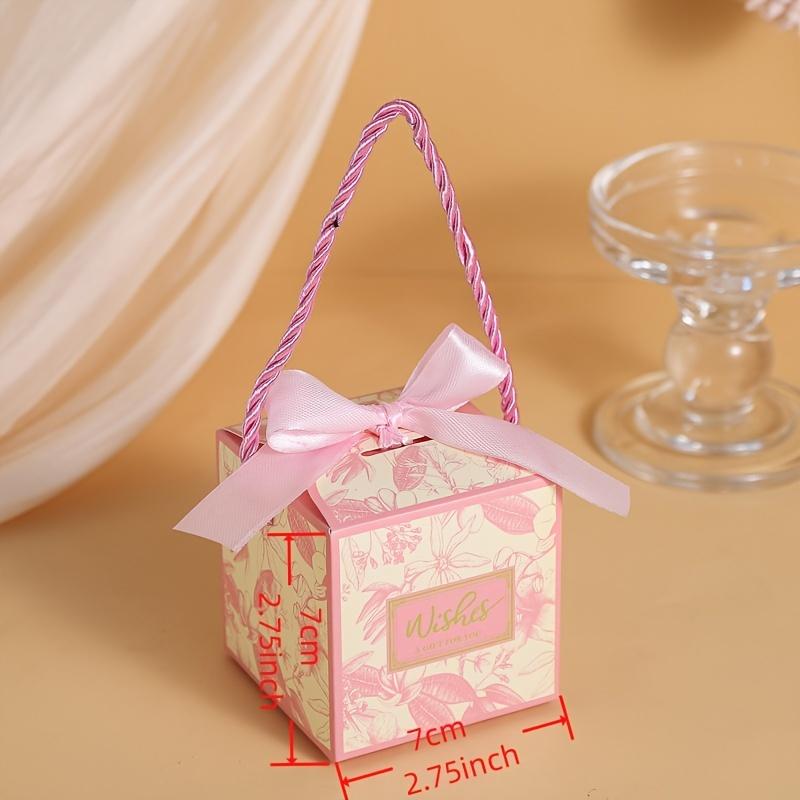 50 set Scatole di Imballaggio Articoli per Feste Scatole Regalo Eleganti Piccole Scatole Regalo per Caramelle Scatola Bomboniera Scatola di Carta con Nastro SML