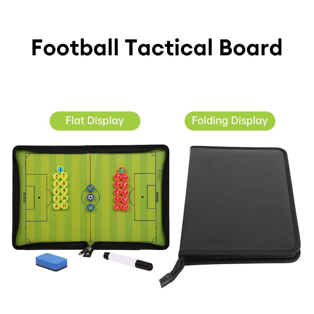 Foldable Magnetic Tactical Board Football Training Tactical Clipboard Football Coach Football Tactical Folder Assistance Tool