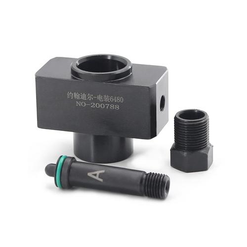 CRIN Injector Oil Return Fixture Clamp Adaptor Repair Tool For DENSO 095000-6460 6480 John Deer 8530 Video Guide
