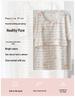 Cotton Nightgown for Pregnant Women: Short Sleeve Postpartum Breastfeeding Dress