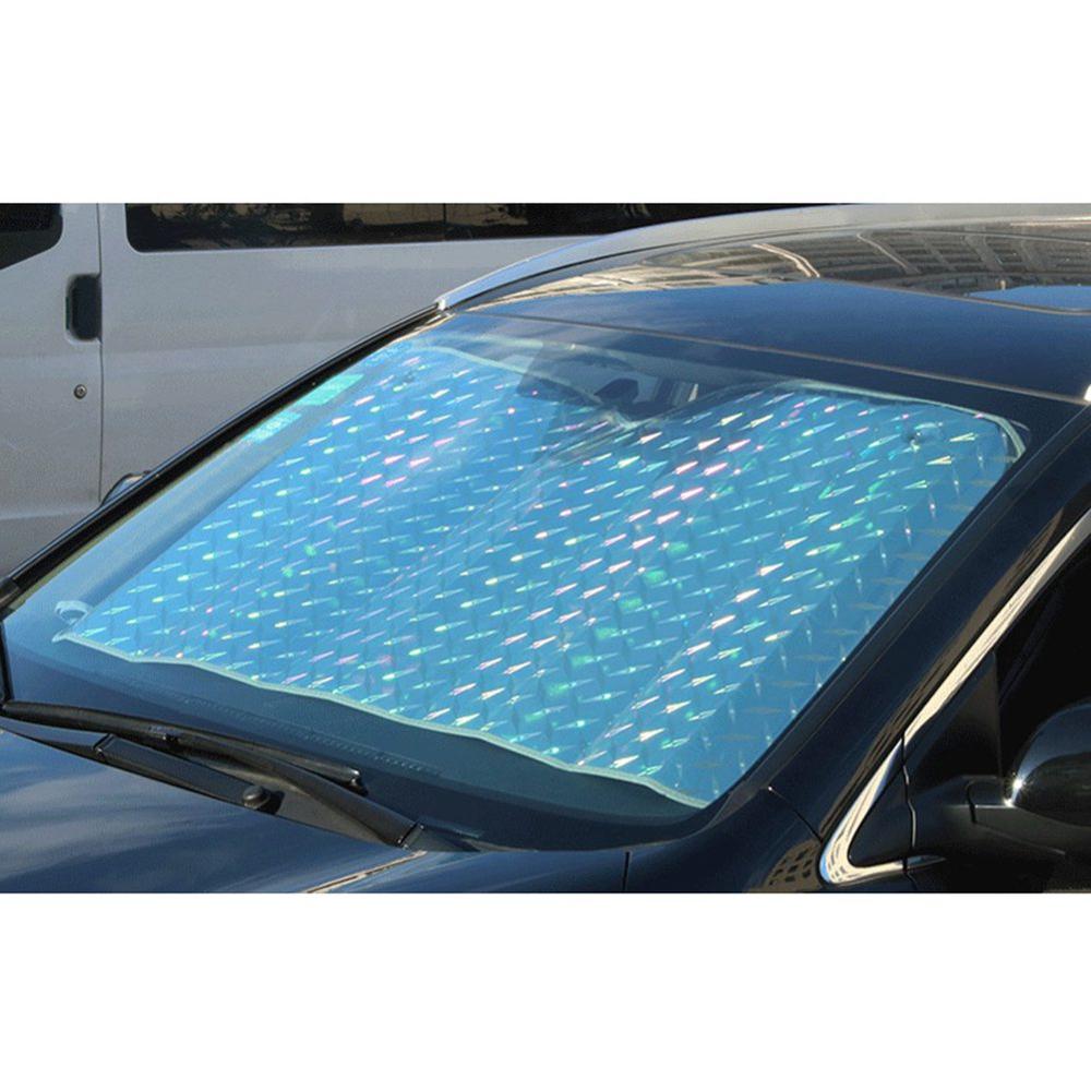 Copertura Parasole Riflettente per Parabrezza Auto Anteriore Posteriore Visiera Parasole Blocco Calore Ombra Pieghevole Estiva UV Tendina Protettore