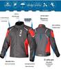 LS2 Men's Motorcycle Riding Suit: Windproof, Anti-Fall, Quick-Release, for All Seasons (Model MJ174)