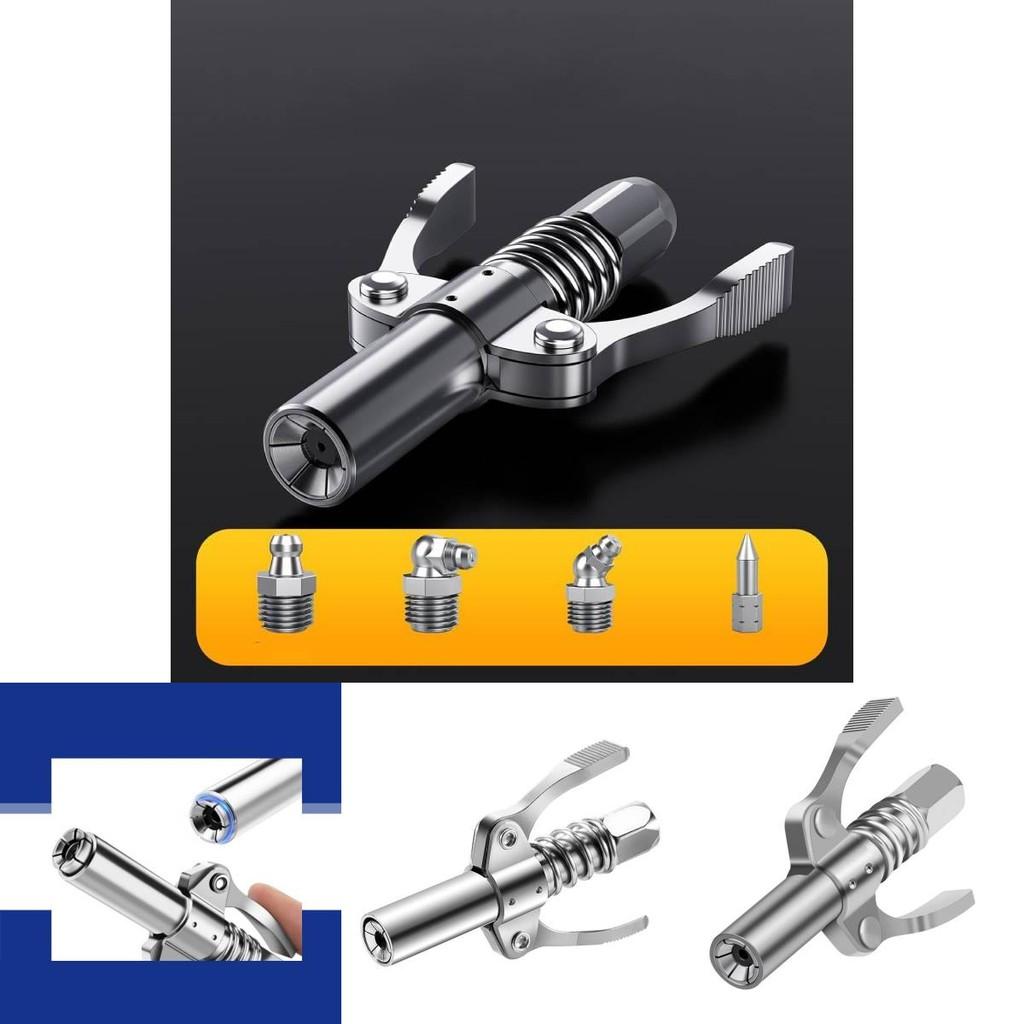 Langlebige Universal-Fettpistolendüse aus Edelstahl mit Doppelgriffdesign für Hochdruckanwendungen