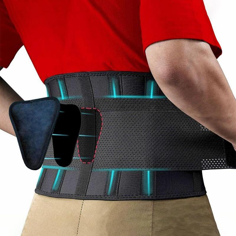 

Adjustable dual compression waist trainer with widened and enlarged elastic band suitable for fitness elastic support band чёрный