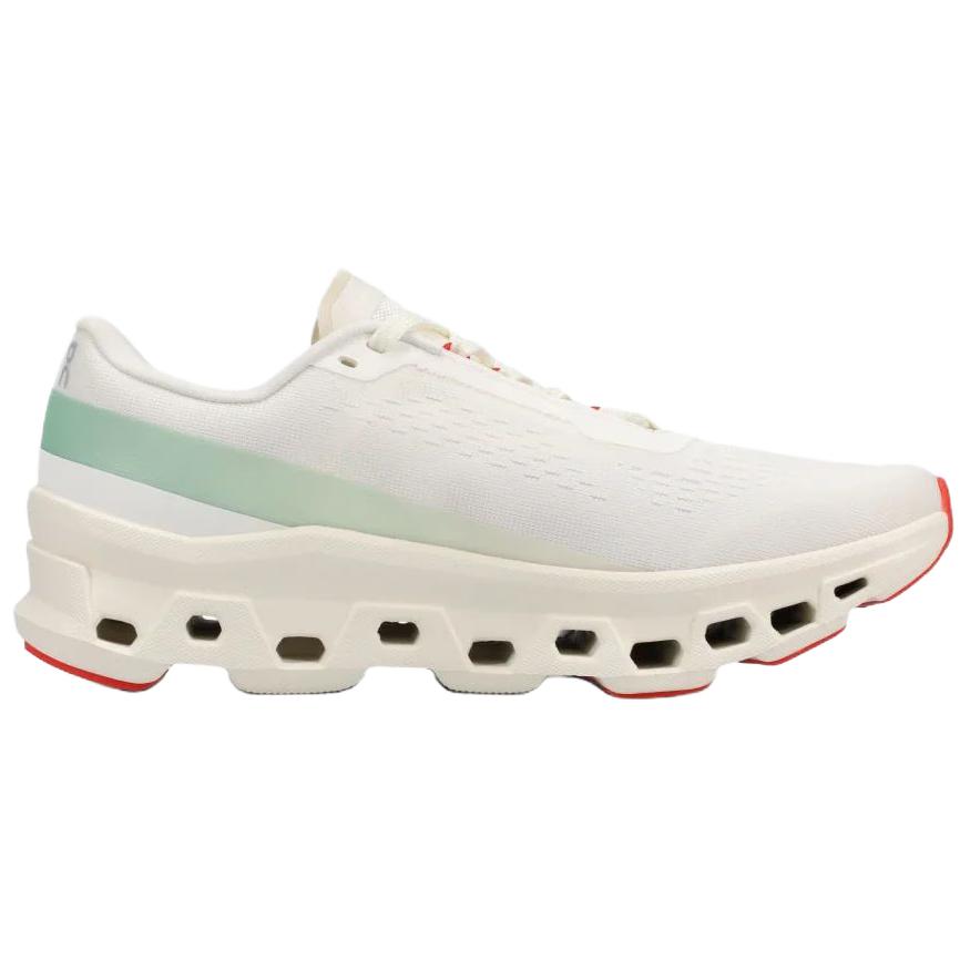 On Cloudmonster 1 Rebound Running Shoes Women's Beige Green 3WF30481057