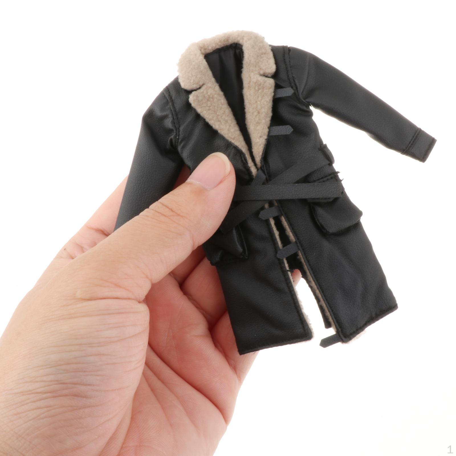 1/12 Miniature Trench Coat for Dolls And Action Figures