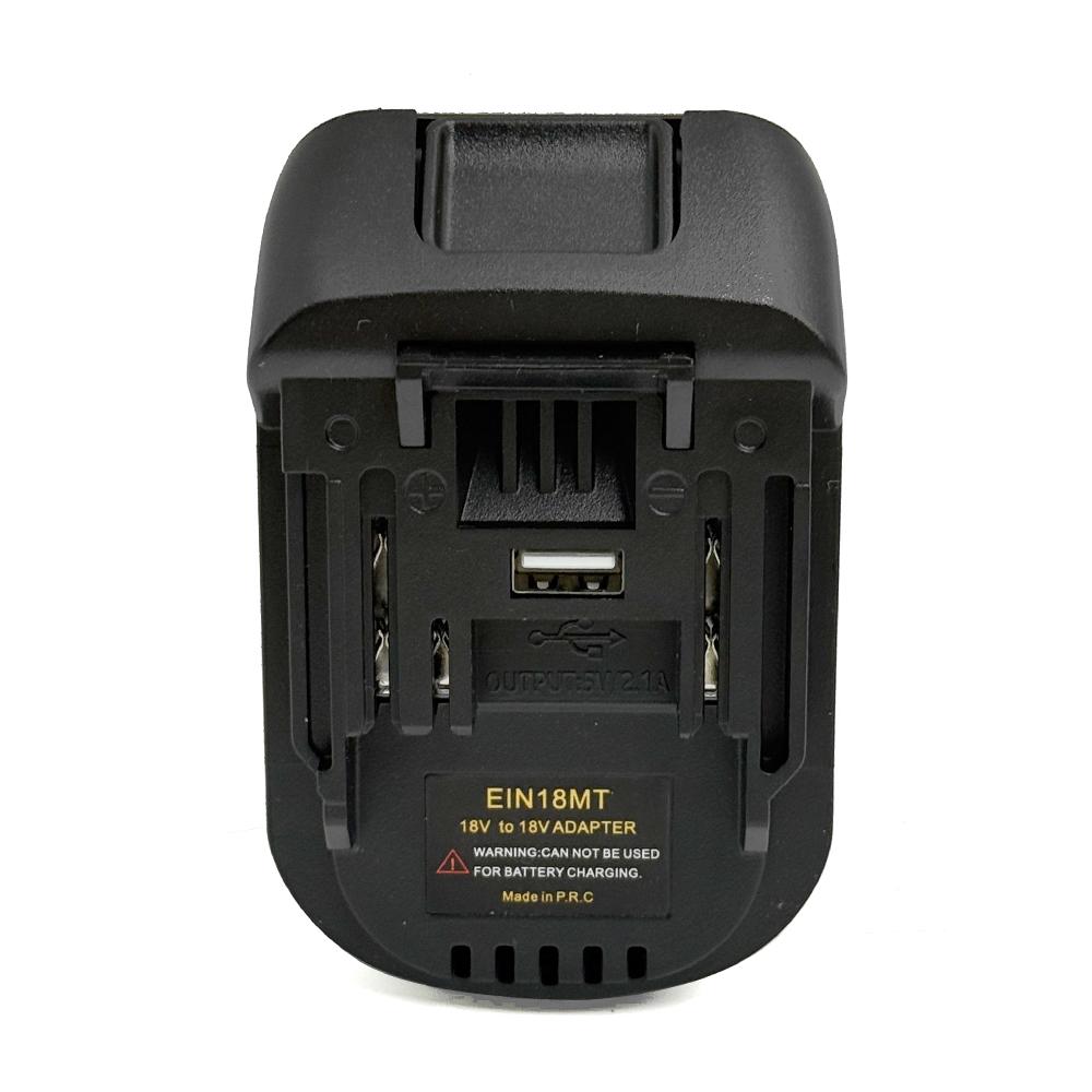 

Battery Adapter EIN18MT Compatible for Makita 18V Lithium Battery Power Tools Linkable To for Einhel 18V Lithium Ion Batteries