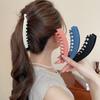 Elegant Frosted Large Banana Clip for Woman Elegant Wear When Going Out Hairclip Girls Back of the Head Hair Clamp