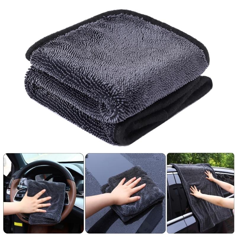 Microfiber Cleaning Cloth,3 Size Option,Super Absorbent Towels, Car Washing Cloth Lint Frees Microfiber Towel
