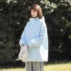 Women's 2024 Spring/Autumn Color Block Plaid Windproof Hooded Sports Top