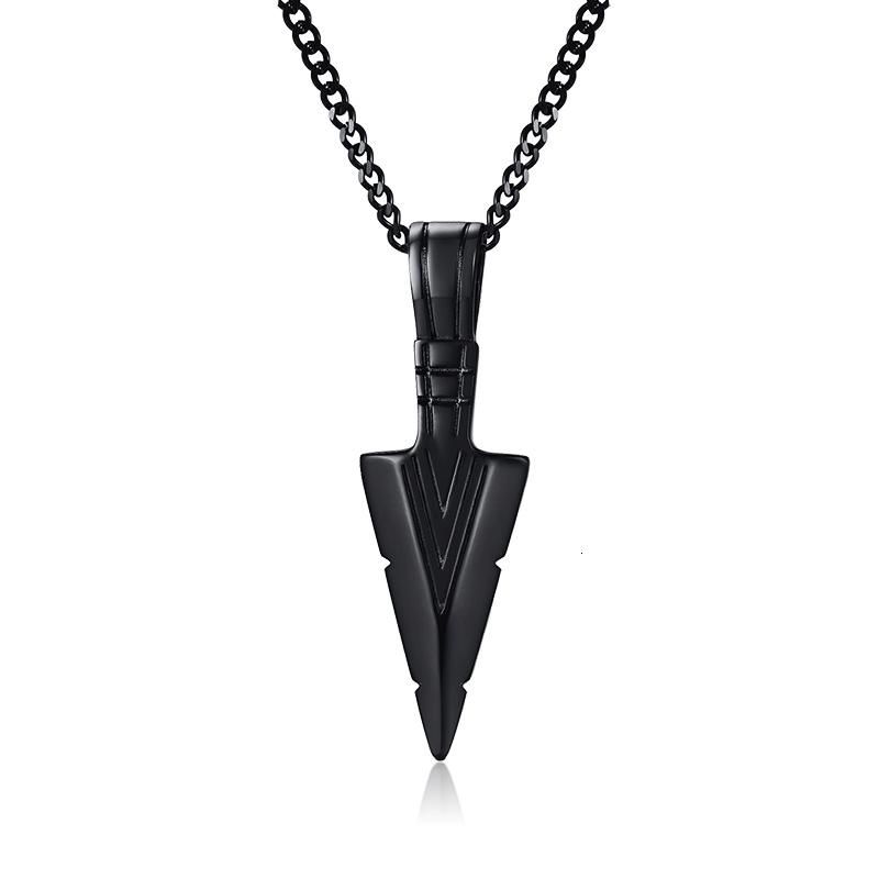 Heren Ketting, Pijlpunten Kunai Hanger, Roestvrij Staal Primitieve Stammen Speer Kettingen, Mannen Kunai Etnische Viking Ketting