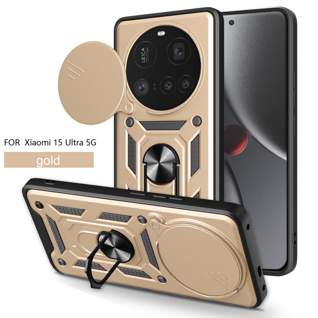 Military Armor Case For Xiaomi 15 Ultra 5G Cover Lens Protection With Ring Magnetic Holder Coque Fundas Capa