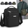 Herren Multi-Layer Schultertasche Modisch Lässig Leichte Nylon Umhängetasche für Tägliche Ausflüge Pendeln Kleine Handtasche