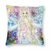 Guardian Angel Of Light Square Pillowcase Polyester Linen Velvet Creative Zip Decor Home Cushion Cover Wholesale