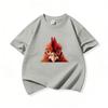 Kids Cotton T Shirt Cute Peeking Chicken Print Crew Neck Short Sleeve Tee Casual Breathable Boys Girls Summer Tops