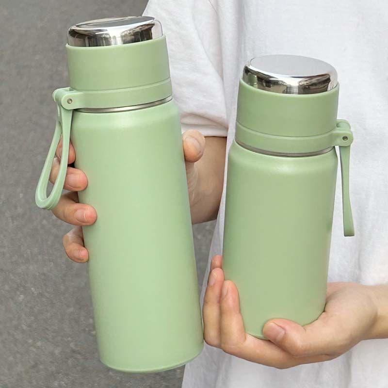Large Capacity Insulated Cup for Tea & Water Separation - Perfect for Home, School, or Work