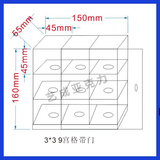 

Acrylic Golf Ball Display Case Transparent Memorial Ball Box with Door Can Be Wall Mounted Pong Ball Showcase Organizer