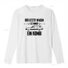 Der Letzte Wagen Ist Immer Ein Kombi Black Gothic Print T Shirt Sizes S 10XL vintage Washed Soft Versatile Stylish