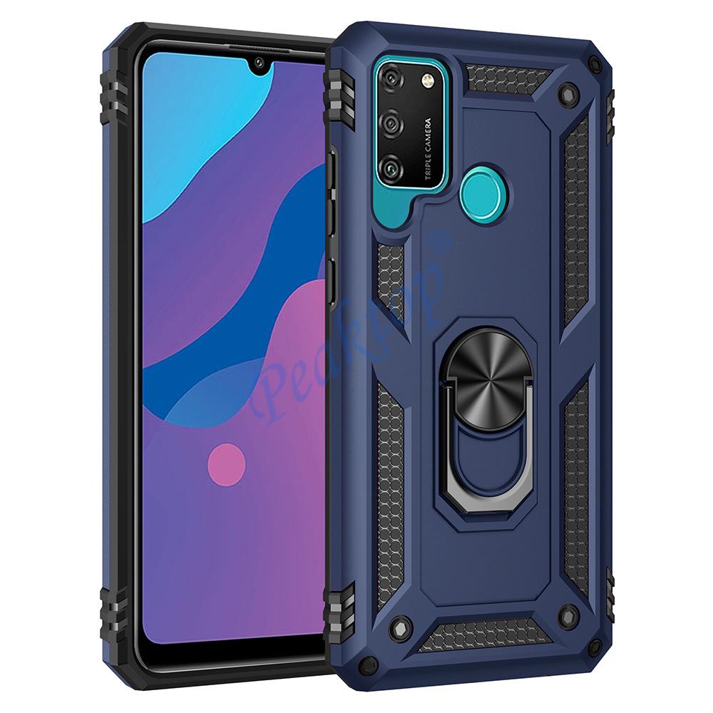 for Honor 9A Case for Honor 9 A Cover Military Armor Bumper Shockproof Magnetic Car Holder Phone Case for Huawei Honor 9A