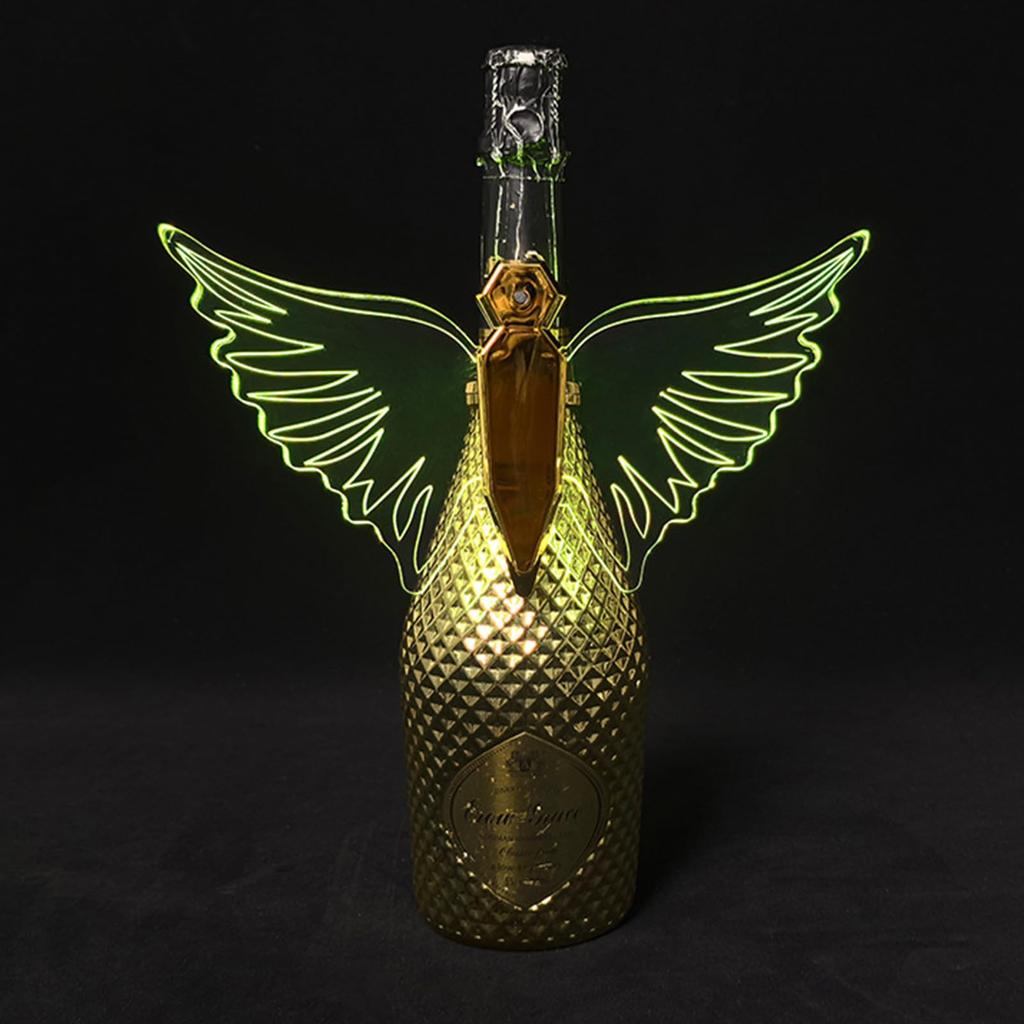 Butterfly LED Strobe Light Champagne Bottle Light Butterfly Night Light Colorful Glitter Rechargeable LED Champagne Topper Flash Stick Champagne RGB