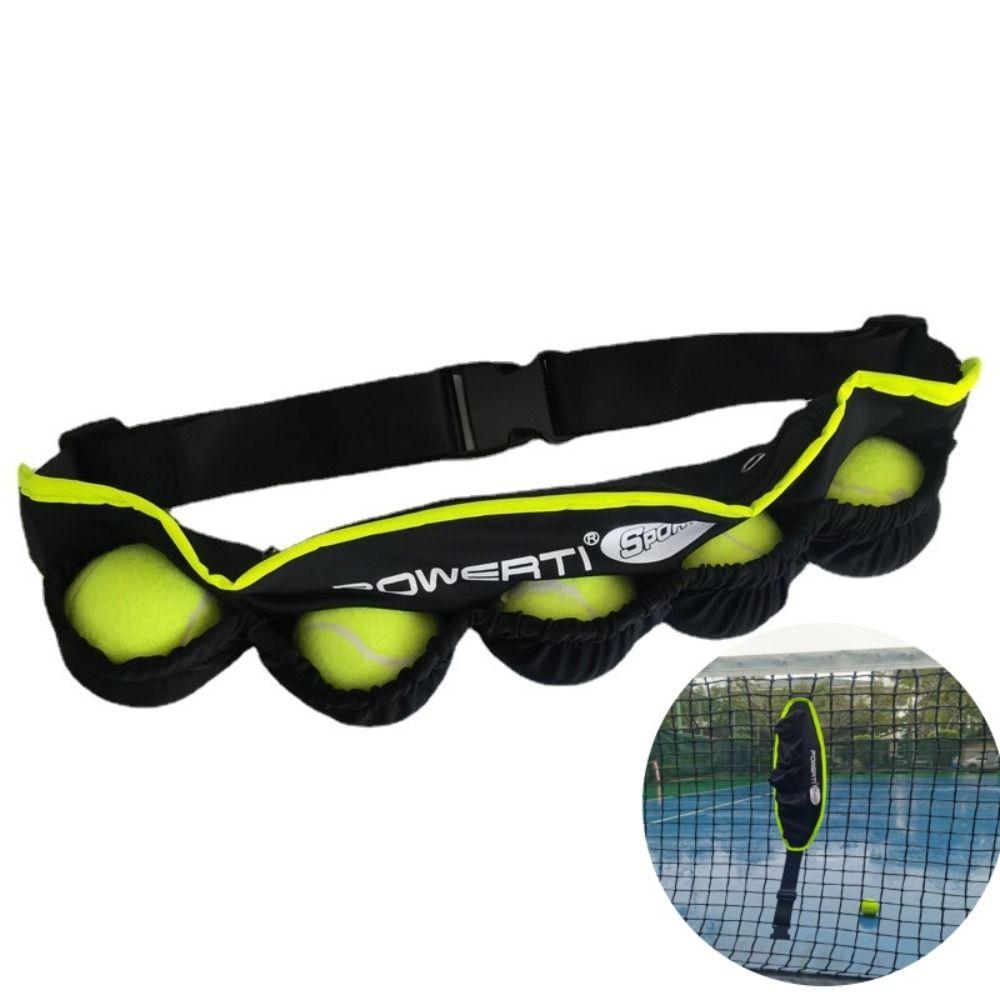 Fanny Pack Tennis Balls Holder Elastic Pouch Waist Bag Tennis Tennis Ball Bag Running Cycle