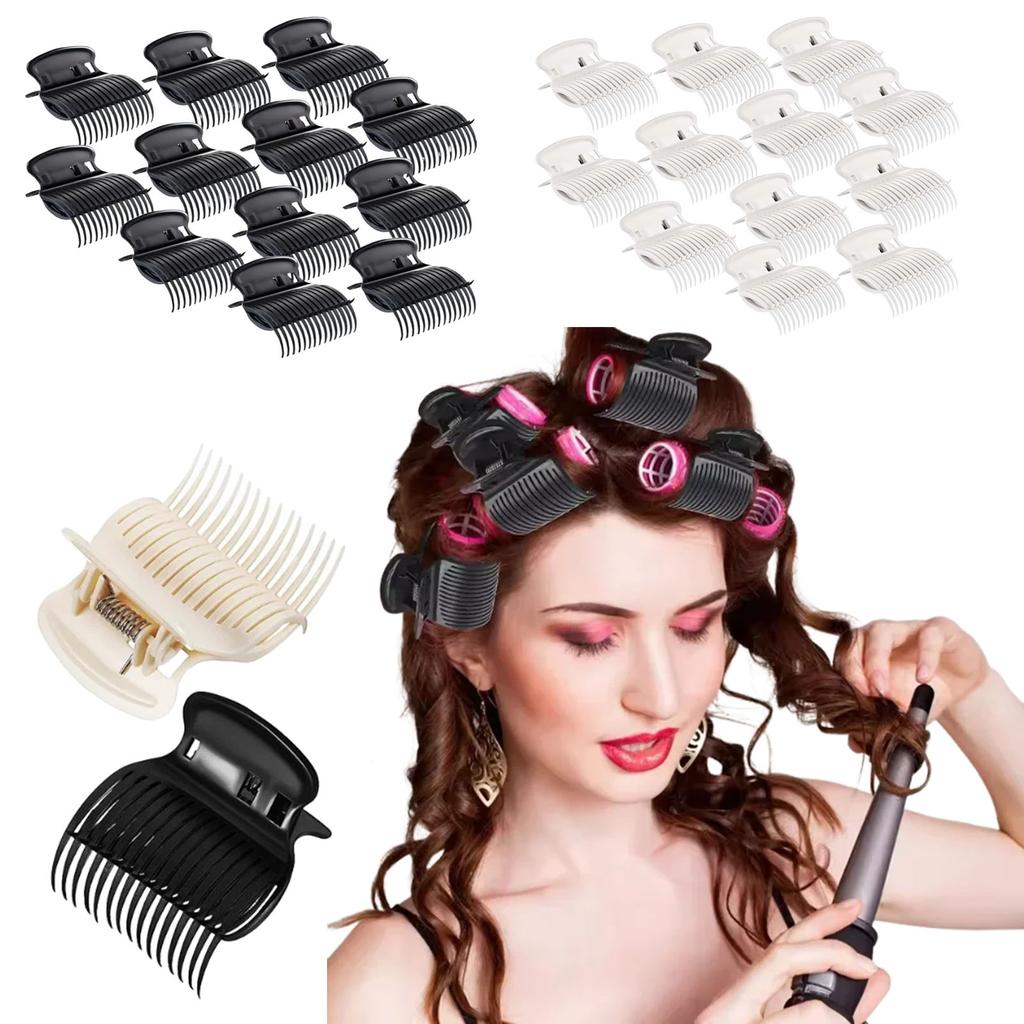 12 Stück Professionelle Heißwickler Spangen Locken Halten Haare Klammern Prem Isolation Hitzefreie Clips Haaraccessoires DIY Styling Werkzeuge