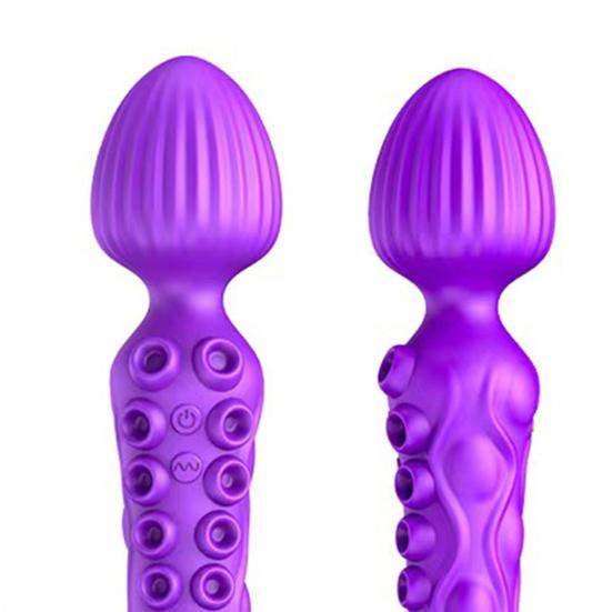 Realistischer Tentakel-Oktopus-Dildo 5,5" Silikon-Vibrator-Spielzeug mit Saugnapf Erwachsenen-Sexspielzeug für Frauenvergnügen