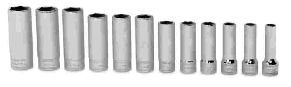 Deep Socket Metric 212SFSMY Snap-on 3/8" 6-Point Set, Size,