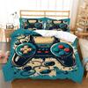 3D Game Console Printing Home Bedding Set King Size Bed Clothes Microfiber High Ranking Duvet Cover Set