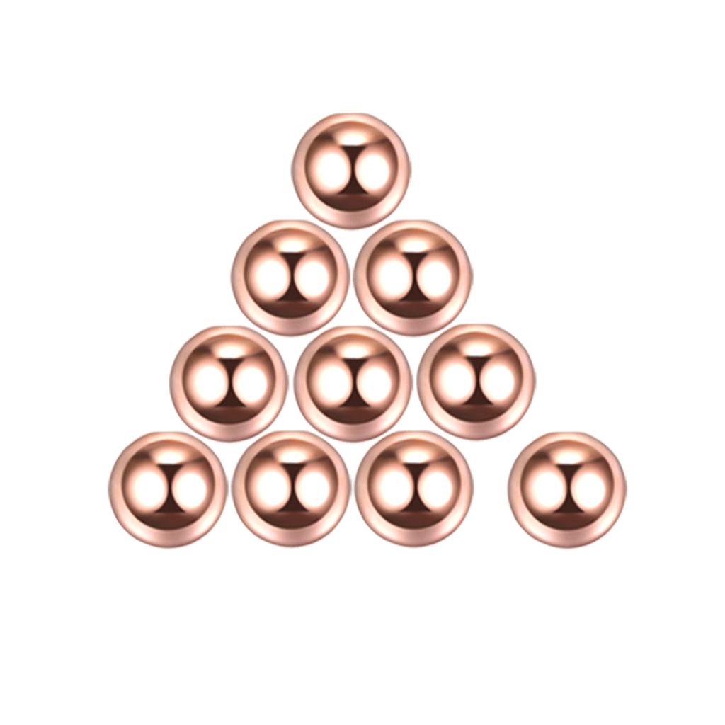 10Pcs Stainless Steel Jewelry Accessories - DIY Body Piercing Belly Button Stud Replacement Round Ball Accessory
