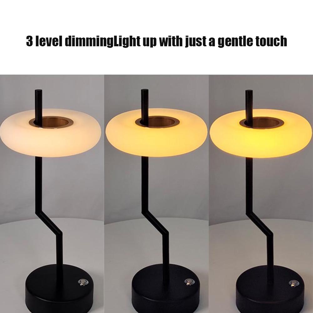 Night Light Cordless Table Lamp 150 Lumens Built-in 2600mAh Battery 3-level Dimming