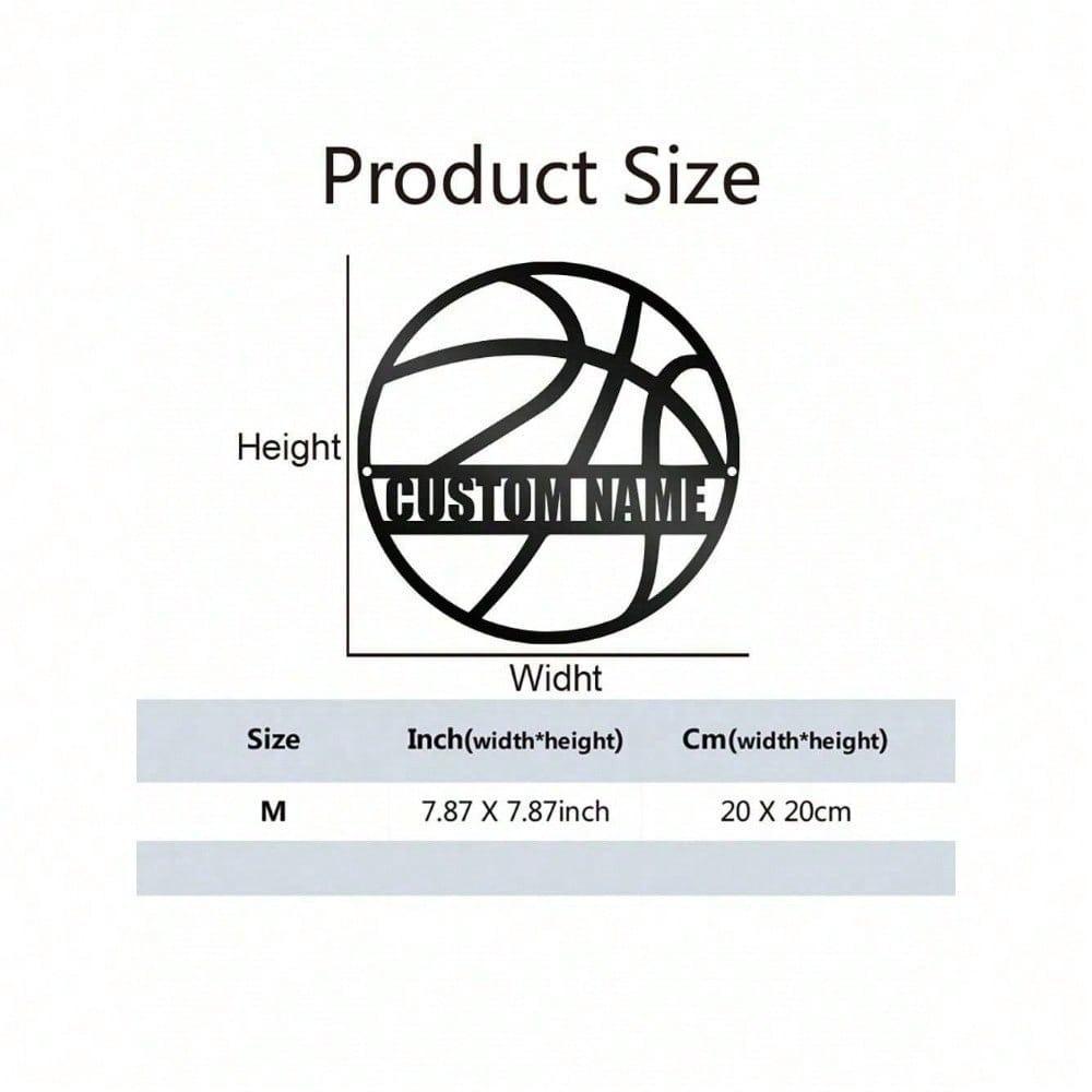 

Custom Metal Basketball Wall Art Sculpture Home Decor Indoor Outdoor M
