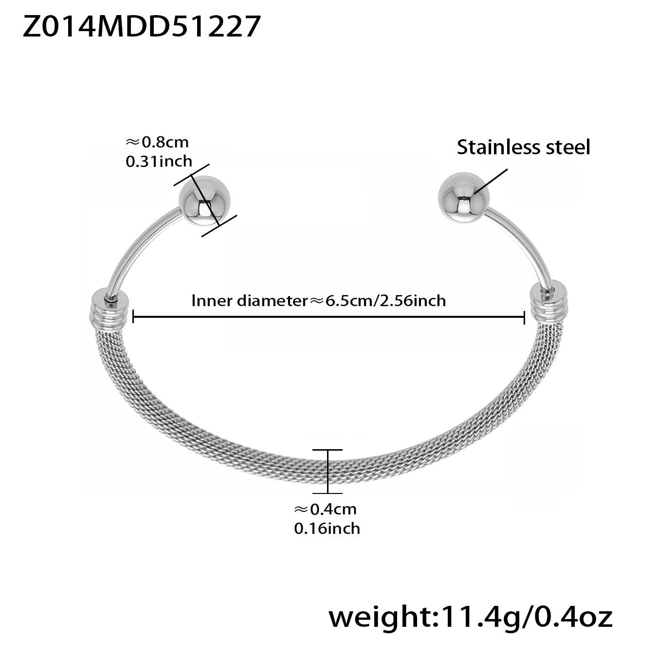 Модный браслет из нержавеющей стали с бамбуковым соединением, открывающийся - Нишевый европейский и американский дизайн, высококачественная текстура